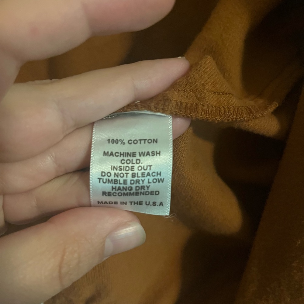 Rust Orange Button-Up Top - Picture 6 of 7